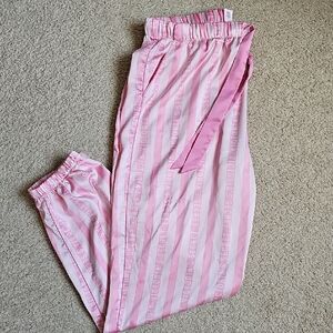 Victoria's Secret Pink Striped Pajama Pants